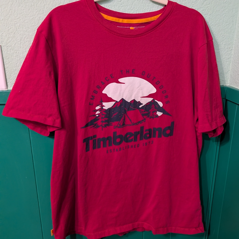 Timberland Red Graphic T-Shirt